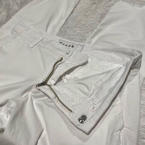 Frank & Eileen Wicklow Chino Cotton Pants in White Size 4 - Picture 6 of 10